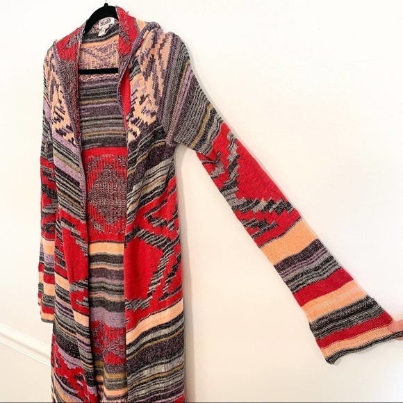 Y2K Vintage Mudd Southwestern Knit Sweater M - Picture 8 of 11